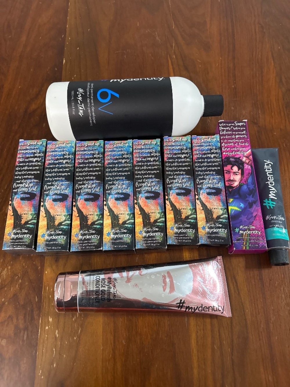 Lot of Guy Tang hair dye